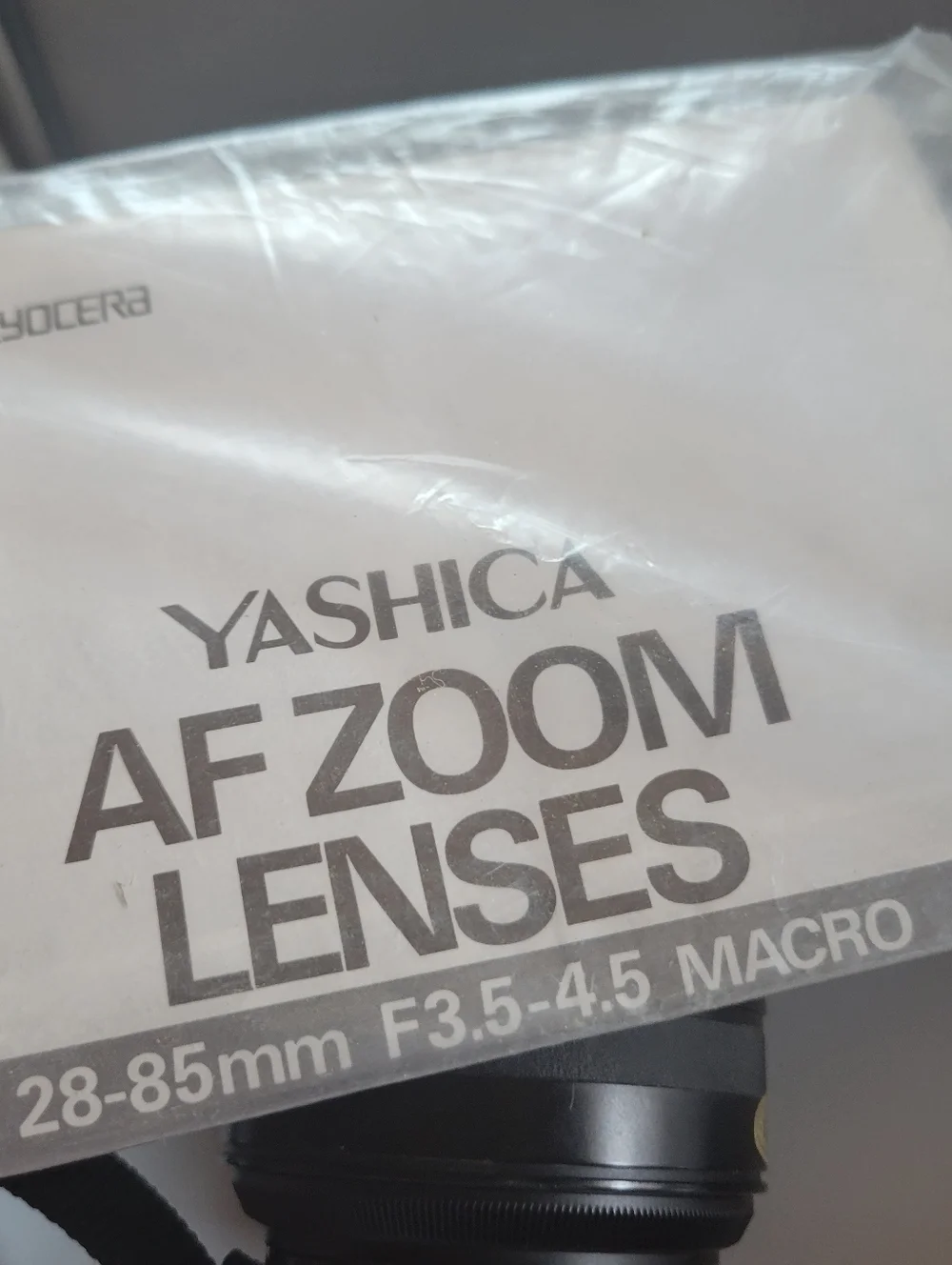 Yashica Black Film SLR Camera with Black 70-210mm Lens(DW)